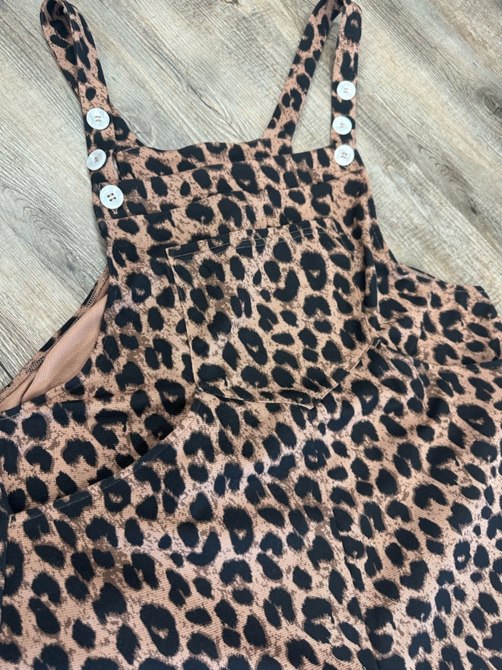 NWOT Halara Leopard Overalls - Picture 2 of 7
